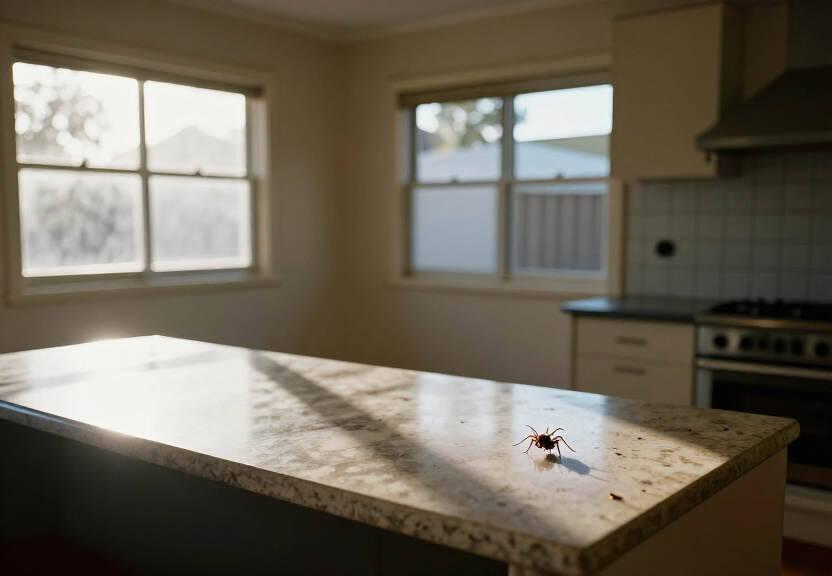 Termite damage in a Chiswick home before treatment